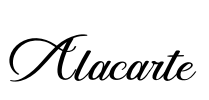 Alacarte Font Image