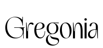 Gregonia Font Image