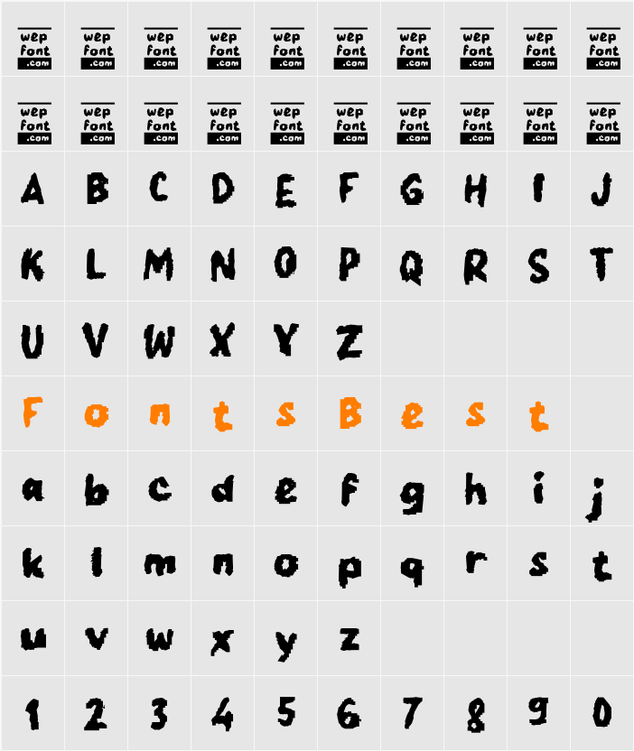 Odaria Character Map
