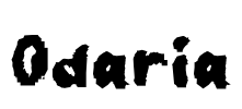Odaria Font Image