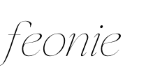 feonie Font Image