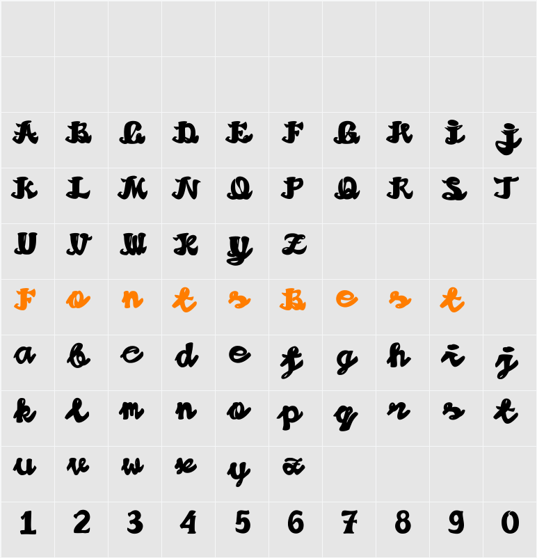 Alushpishan Character Map