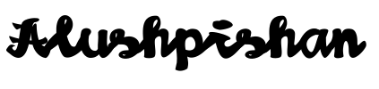 Alushpishan Font Image