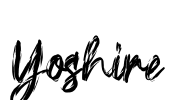 Yoshire Font Image