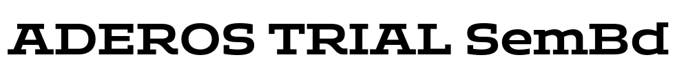 ADEROS TRIAL SemBd