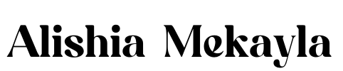 Alishia Mekayla Font Image