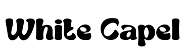 White Capel Font Image