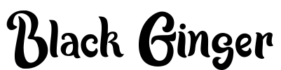 Black Ginger Font Image