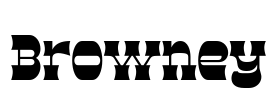 Browney Font Image