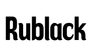 Rublack Font Image
