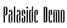 Palaside Demo Font Image