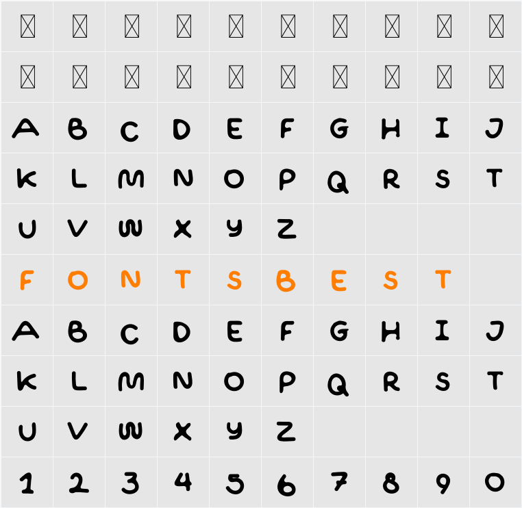 Chocolate Smoothies Demo Character Map