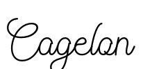 Cagelon Font Image