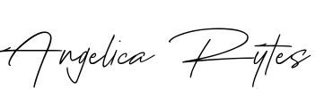 Angelica Rytes Font Image