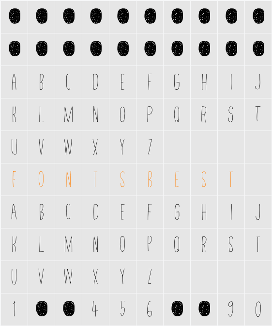 Lemony Crumpet DEMO Character Map