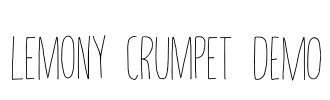 Lemony Crumpet DEMO Font Image