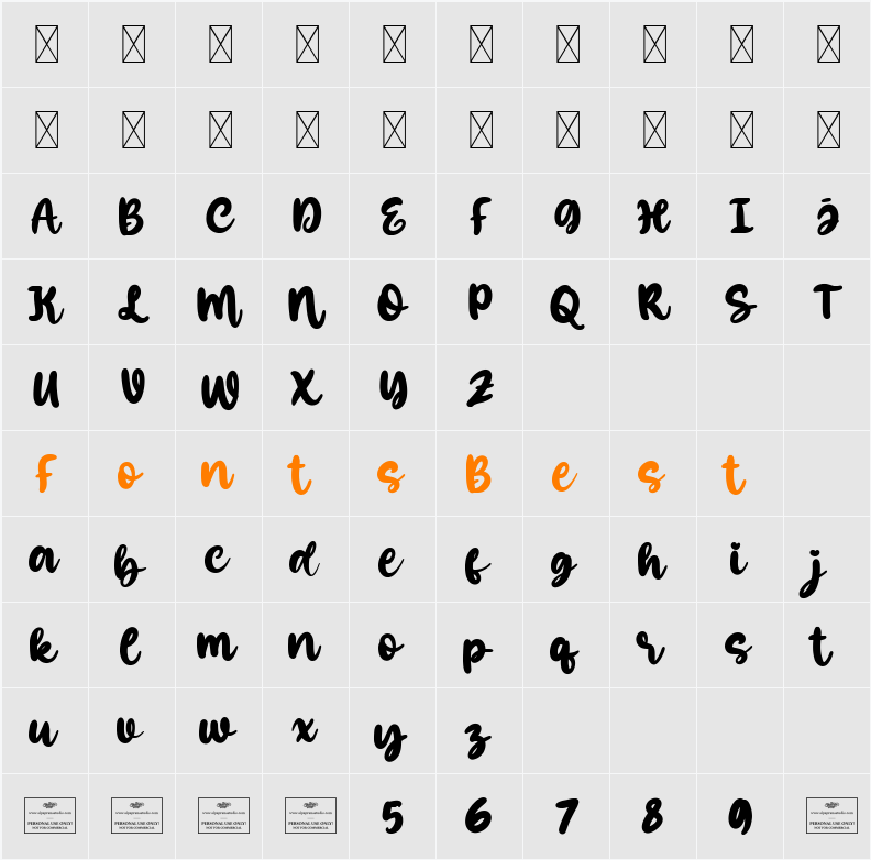 Sublime Free Character Map