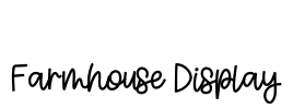 Farmhouse Display Font Image