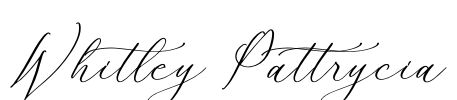 Whitley Pattrycia Font Image