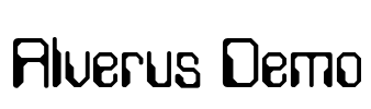 Alverus Demo Font Image
