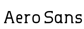 Aero Sans Font Image