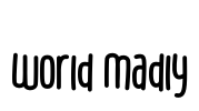 World Madly Font Image