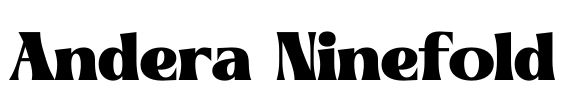 Andera Ninefold Font Image
