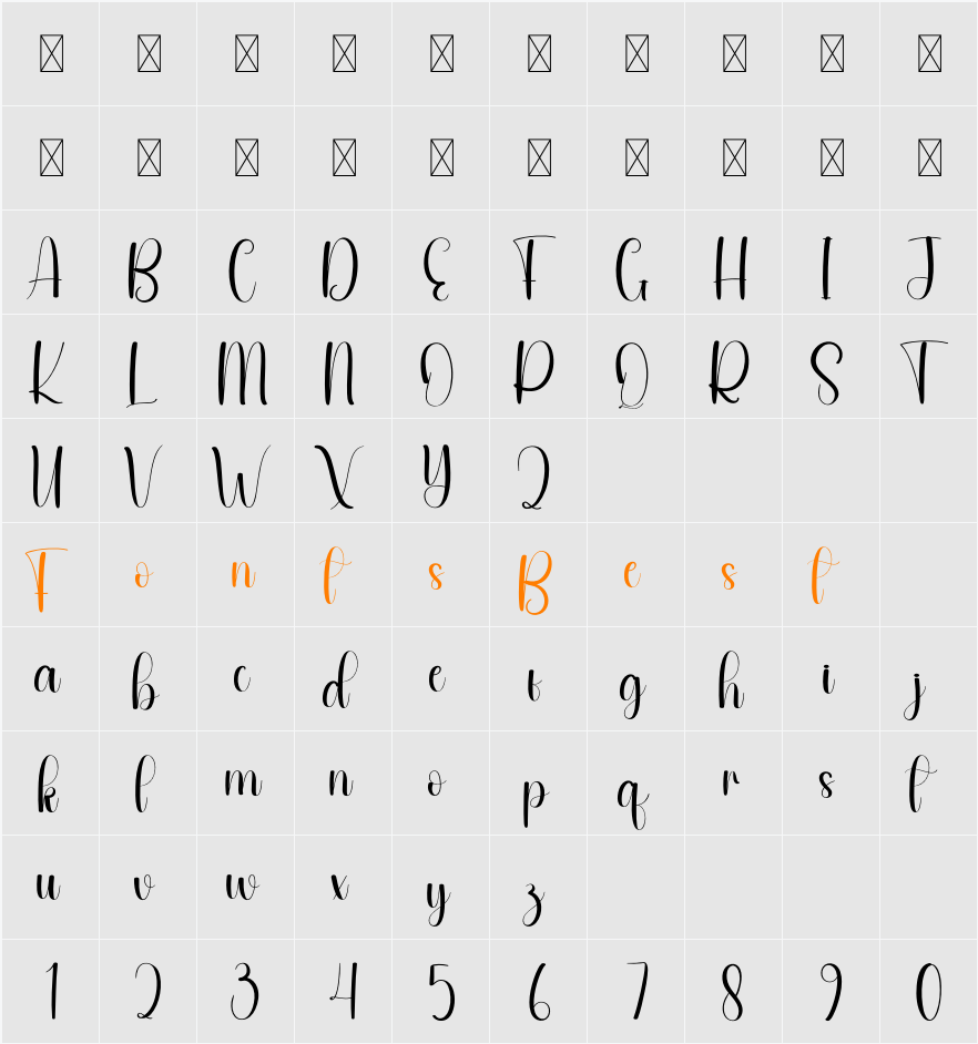 Capital Character Map