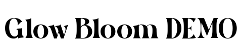 Glow Bloom DEMO Font Image