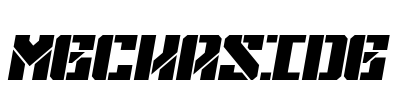 Mechaside Font Image