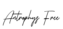 Antrophys Free Font Image