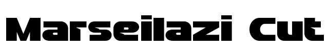 Marseilazi Cut Font Image