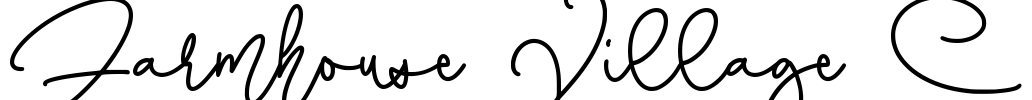 Farmhouse Village C Font Image