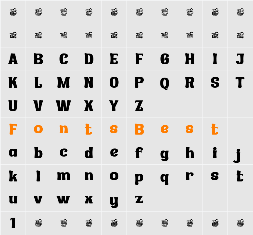 Refhdisav Trial Character Map