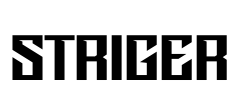 STRIGER Font Image