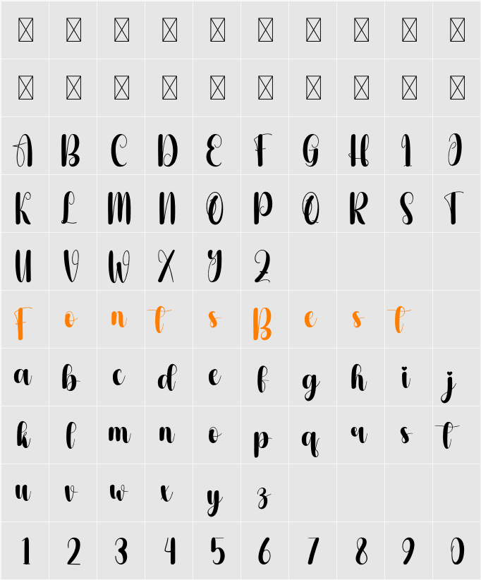 Worker Character Map