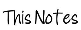 This Notes Font Image