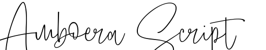 Amboera Script Font Image