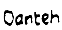 Oanteh Font Image