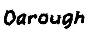 Oarough Font Image