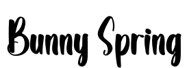 Bunny Spring Font Image