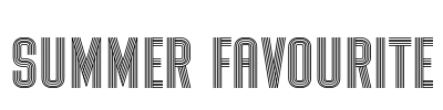 Summer Favourite Font Image