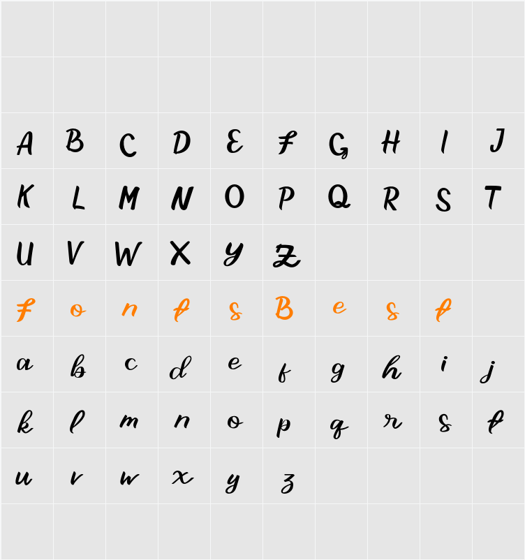 Kareny Demo Character Map