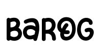 Barog Font Image