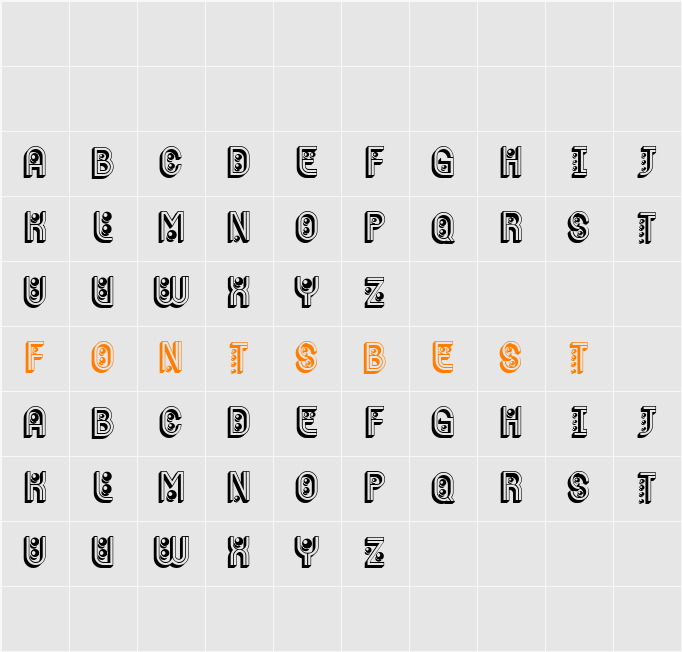 Byzan Character Map
