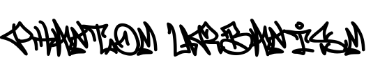 Phantom Urbanism Font Image