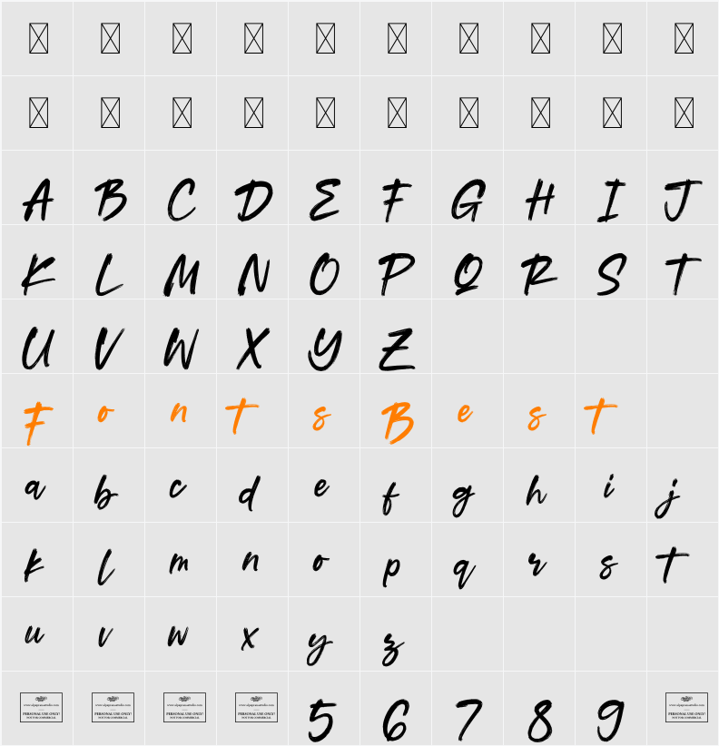 Resonate Free Character Map