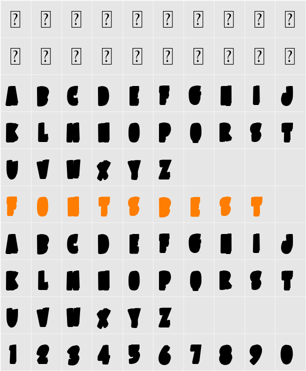 Good Shreak Extrude Character Map