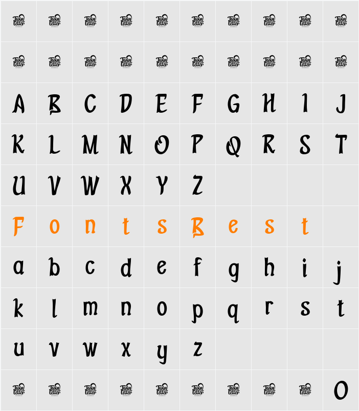 REKSON Trial Character Map