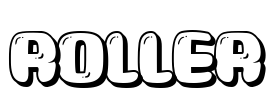 Roller Font Image